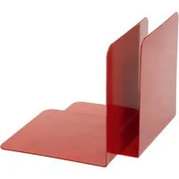 ALCO Briefablage Buchstützen 130x140x140mm Metall rot VE=2 Stück
