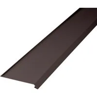 INEFA Dachrinne Dachstreifen für Dachrinne, zweiseitig gekantet, 2m, Rinneneinhang mit Wasserfalz, aus PVC-U, Dachrinnen Zubehör