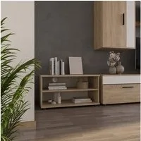 Vicco Bücherregal Berno, Sonoma, 70.8 x 38.9 cm mit 2 Fächern, 1-tlg.