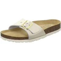 AFS-Schuhe 211203 Sommer Pantolette für Damen mit Fußbett, bequeme Sandalen aus Leder