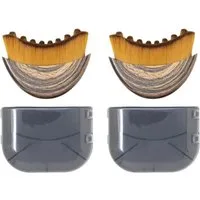ARI ANWA Skincare Gesichtsmassagegerät 2er Set Lymphatische Gesichtsbürste, Trockenbürste, Gua Sha Bürste, 2-tlg., 2 Stück Face Brush + 2 Schutzcases
