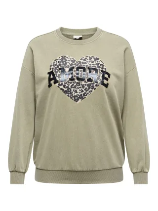 ONLY CARMAKOMA - CARLAUREN L/S O-NECK SWT JRS - Gr. - 48
