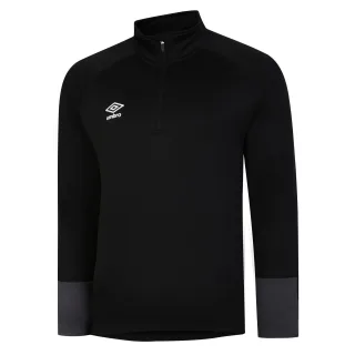 Umbro - "Total Training" Trainingsjacke für Herren (Schwarz/Weiß/Kohlen-Schwarz)