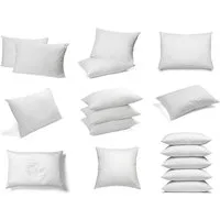 sunnypillow Kopfkissen sunnypillow Kissenfüllung Kopfkissen Innenkissen Polyesterkissen, 30 x 50 cm 5er - Set fest gefüllt, für Allergiker geeignet