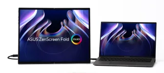 ASUS ZenScreen Fold OLED MQ17QH | 90lm09ev-b01170 | OLED-Monitor - 43.9 cm (17.3")