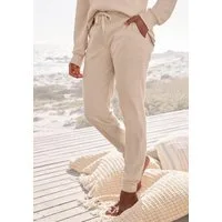 s.Oliver Relaxhose Sweathose aus Ripp-Qualität mit Einrifftaschen, Loungewear