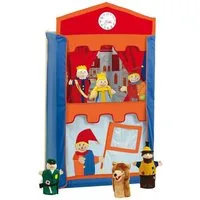 roba® Kasperletheater (Set, 7-tlg., inkl. Handpuppen)