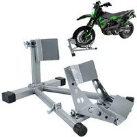 RAMROXX Motorradheber Motorradständer Montageständer mit Wippe verstellbar bis 680kg