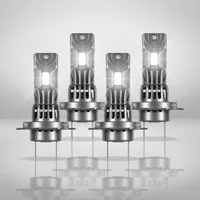 Clanmacy KFZ-Ersatzleuchte LED-Scheinwerferlampe H7 30W 12V 2500LM 6500K 4er-Set, 4 St.