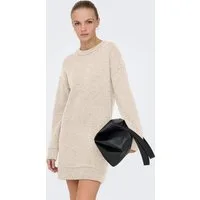 ONLY Midikleid ONLHAZEL LS O-NECK DRESS BF KNT Sommerkleid