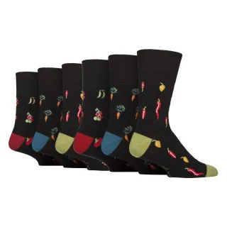 6 Paar weiche, nicht elastische Diabetikersocken für Herren