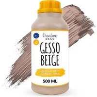 Creative Deco Grundierfarbe Professionell Gesso 1L Grundierung für Malerei