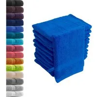 Hometex Premium Textiles Waschhandschuh in Premium Qualität 500 g/m², Feinster Frottier-Stoff 100% Baumwolle, (10er Set), weich, saugfähig, extra schwer & flauschig - TEST BILD TOP MARKE 2025