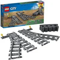 LEGO® Switch Tracks (60238), LEGO® City Konstruktionsspielsteine, (6 St), Made in Europe
