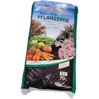 LinJa Pflanzerde Goldhumus Qualitäts-Pflanzerde 70 Liter Hülskamp Erde