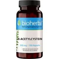 BIOHERBA R Bioherba N-Acetylcystein 500 mg 100 Kapseln Tropfen, 1 er