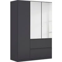 rauch Drehtürenschrank Kleiderschrank Schrank Garderobe COSTA in den Breiten 91/136/181 cm (in 3 Ausstattungen BASIC/CLASSIC/PREMIUM) mit Spiegel, grifflose Front und Push-to-Open Funktion MADE IN GERMANY