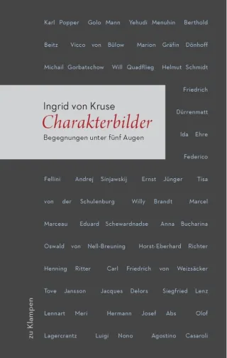 Charakterbilder: Begegnungen unter fünf Augen [Gebundene Ausgabe] [2015] von Kruse Ingrid