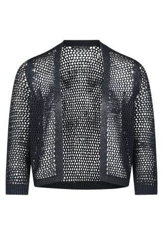 Betty Barclay - Grobstrickjacke dunkelblau - Gr. - 40