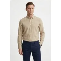 BOSS Leinenhemd LIAM 100% Leinen mit Button-Down-Kragen, regular fit