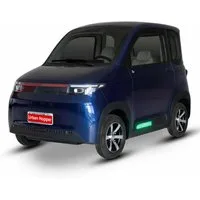 Urban Hopper E-Motorroller Elektro-Kabinenroller Urban Hopper Twin Plus 4-Rad Microcar 2-Sitzer, 4000 W, 45 km/h, 2 Sitze nebeneinander, mit Heckklappe Blei-Gel ca. 85 km