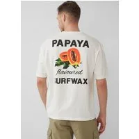 s.Oliver Kurzarmshirt T-Shirt Baumwoll-T-Shirt im Relaxed Fit mit Front- und Rückenprint