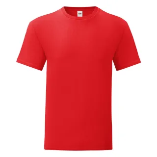 Fruit Of The Loom Herren Iconic T-Shirt (5er Pack) (Rot)