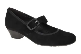 Gabor 66.139.47 Malta Damen Pumps Spangenpumps schwarz - Echtleder Komfort-Lu...