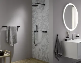 emco flow Badetuchhalter 600 mm, schwarz, 276013360 276013360