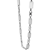 Adelia´s Kette ohne Anhänger Halskette – Plattenkette aus Edelstahl 60 cm, Perfekt als Geschenk zum Muttertag