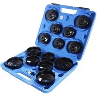 CCLIFE Multitool 15 tlg Universal ÖlFilter Ölfilterkappen Ölfilterschlüssel Werkzeug, (15 St)