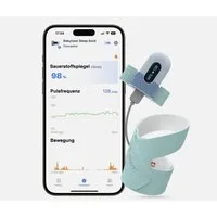 TSE Schlafsensor Baby Sleep Monitor Grüne Sensor Socke weich 3 Größen Baby