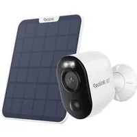 Reolink Überwachungskamera 4K WLAN Argus 3 Ultra mit Solarpanel (Außenbereich, Innenbereich, 8MP Farbnachtsicht,5/2,4 GHz Wifi,Intelligente Erkennung,2-Wege-Audio)