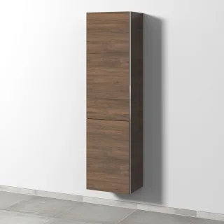 Sanipa 3way Stauraumschrank mit 1 Tür und 1 Wäschekorbklappe, Eiche-Arizona BR18480