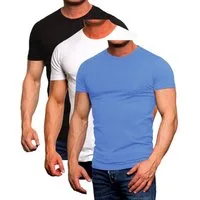 Jack & Jones T-Shirt (3er-Pack) Basic mit Rundhalsausschnitt
