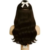 NOGI Kunsthaar-Extension NOGI Glam Clip, Clip-In Haarteil, 50 cm Länge, hitzebeständig für Glam-Look