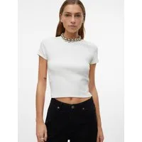 Vero Moda Kurzarmshirt VMCHLOE SS SHORT TOP JRS NOOS Baumwollmischung