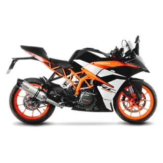 % LeoVince Sportauspuff LV One EVO Edelstahl KTM Duke 125/390 Bj.2017-2020 EURO4 eintragungsfrei+ABE