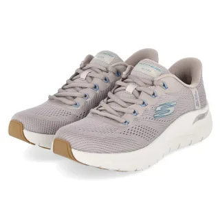 Skechers Slip-Ins Sneaker LESTUR - Gr. 40 - Taupe - Textil