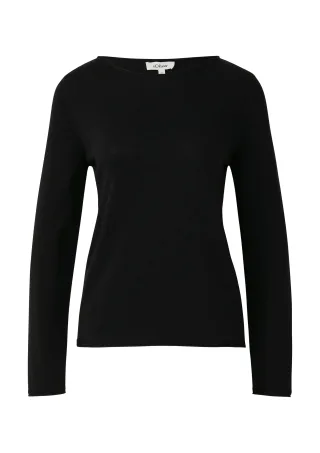 s.Oliver - Strickpullover schwarz - Gr. - 44