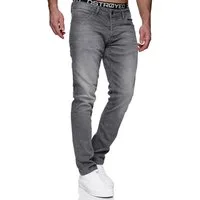 MERISH Slim-fit-Jeans MERISH Jeans Herren Slim Fit Jeanshose Stretch Denim Hose Designer