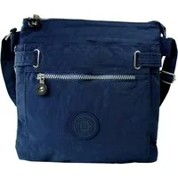 BAG STREET Umhängetasche Damentasche navy Nylon Bag Street (Umhängetasche), Damen, Jugend Umhängetasche Nylon, blau ca. 26cm x ca. 27cm