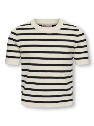 KIDS ONLY - KOGFIE 2/4 PULLOVER KNT Cloud Dancer - Gr. - 140