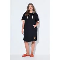 Laurasøn Jerseykleid Strandsweatkleid 1/2 Arm Kapuze OEKO-TEX
