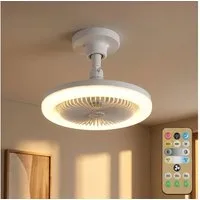 GLOBO LIGHTING Deckenventilator, LED Deckenventilator weiß Fernbedienung Farbwechsler CCT D