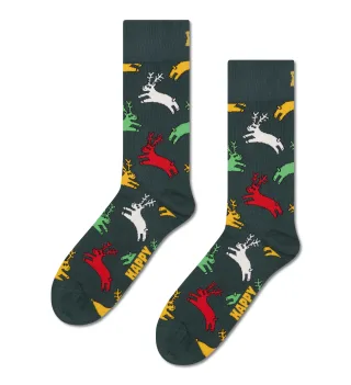 happy socks - Reindeer Sock Grün - Gr. - 38