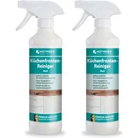 HOTREGA® Küchenfronten Reiniger matt Küchenreiniger streifenfrei 2x 500ml Küchenreiniger (2x 500 ml)