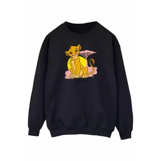 Disney Damen/Damen König der Löwen Simba Pastell Sweatshirt (Schwarz)