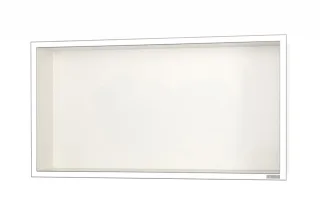 ESS BOX 10 Creme Wandnische 60x30x10 cm mit Rahmen Poliert, inkl. Rohbauset, BOX-60x30x10-PC BOX-60x30x10-PC