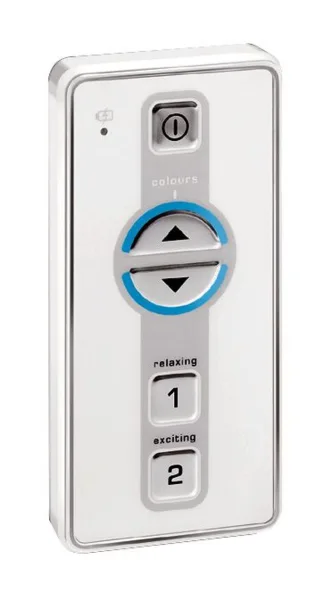 Herzbach LIVING SPA spa remote control für led Brause weiß, 11.699330.2.09 11.699330.2.09